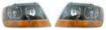 Grand Cherokee Headlight Right Left Pair Set Laredo 