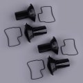 Cicitree 4 X Carburetor Plunger Diaphragm Gasket Kits Compatible For Honda Shadow 1100 Vt1100 C C2 1998-2005
