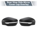 Rear View Side Mirror Cover Cap Overlay For Nissan Navara Np300 D23 2015 To 2018 Matte Black Exterior Decoration Trims Driver