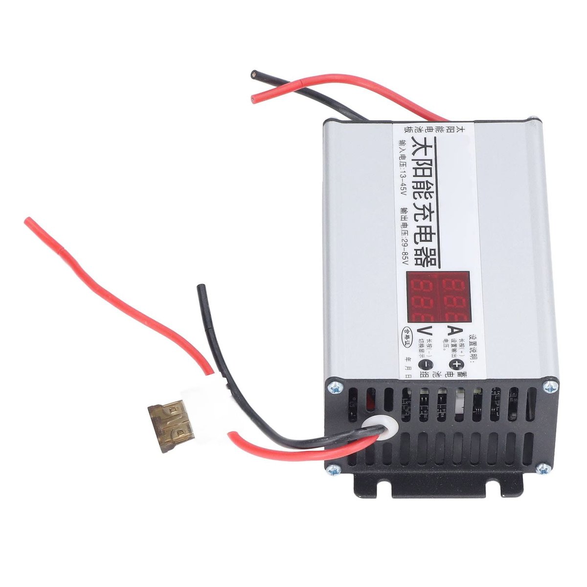 Led Mppt Boost Solar Charge Controller Aluminum 48v 60v 72v Adjustable Output 10a Real Time Display For Electric Vehicle