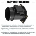 Uxcell Car Mass Airflow Sensor No 226805j000 For Nissan Frontier 1999-2004 Pathfinder 1997-2000 Quest 1999-2002