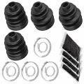 Caltric 2 Front Axle Inner And Outer Cv Boot Kit Compatible With Yamaha Wolverine 350 Yfm350fx 4wd 2001-2005