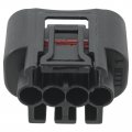 Carbhub 8 Pcs Ignition Coil 4 Pin Plug Connector Waterproof Socket Fit For Toyota Lexus Chevrolet Prizm Pontiac Vibe 2000-2010