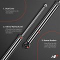 A-premium Rear Pair 2 Shock Absorber Compatible With Nissan Quest 2004 2005 2066 2007 2008 2009 V6 3 5l Driver And Passenger