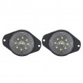 Lirun Side Marker Clearance Lights 2 Pcs Round Light Winding Lamp For Car Bus Truck Trailer Lorry Tractor Camper Motorhome