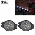 Lirun Side Marker Clearance Lights 2 Pcs Round Light Winding Lamp For Car Bus Truck Trailer Lorry Tractor Camper Motorhome