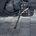 Adjustable Kickstand For Fz6r 2009 To 2017 Heavy Duty Steel Side Stand 0 3 In Length With Black Coating Lowered Bikes 
