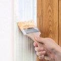 1 7 Width Small Paint Brush Natural Bristle With Wood Handle Painting Tool For Wall Door Cabinets Furniture Fences 3pcs 