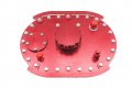 Autobahn88 Top Plate For Racing Fuel Cell 6 X10 Fit-safe Fuel Red