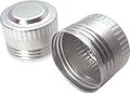 Aluminum 12 An Dust Cap Pack Of 50 All50826-50 Silver Machined Finish 