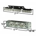 Diyah Red 9 Led Light Bar For 18 Single Strobe In And 54 1 Truck Boat Car Lights