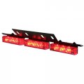 Diyah Red 9 Led Light Bar For 18 Single Strobe In And 54 1 Truck Boat Car Lights 