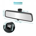 X Autohaux Rear View Mirror Car Interior Inner Rearview Black For Volkswagen Passat B5 1999-2005 Jetta Mk4 1999-2004 Golf