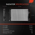 A-premium Engine Coolant Radiator Assembly Compatible With Hyundai Veloster 2019-2021 Kia Soul 2020-2022 2 0l Replace