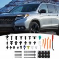 Hoypeyfiy 955pcs Car Retainer Clips Bumper With Fastener Remover Auto Push Pin Rivets Set Door Panel Replacement For Ford Gm