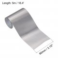 Uxcell Waterproof Peel And Stick Decorative Tape Self Adhesive 3 15 W X 16 4 L Pvc Removable For Wall Edge Silver Tone Brushed