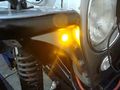 7 8 Bright Amber Led Custom Turn Indicators Signal Jeep Tube Finders