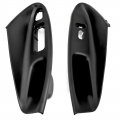 Door Panel Switch Housing Driver Passenger Side Pair Convertible Black For 1994-2004 Ford Mustang 