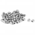 M4x6mm Stainless Steel Cone Point Hex Socket Grub Screws 50pcs 