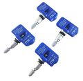 Set 4pcs Itm Uni-sensor Tpms Tire Pressure Sensors 433mhz Metal Clamp-on Fits Bmw Z4 2006-2009