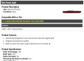 3rd Brake Light Lens For 2004-2010 Toyota Sienna