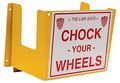Vestil Wc-h-r Wheel Chock Holder 8 31 Length 11 25 Height Yellow 