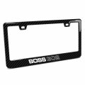 Ipick Image For Ford Mustang Boss 302 Black Real Carbon Fiber Finish Abs Plastic License Plate Frame