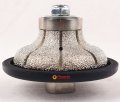 Raizi F30 Vacuum Brazed 30mm F Ogee-bullnose Diamond Hand Profiler Wheel Router Bit For Granite Edge With 5 8 -11 Thread F30 