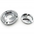 Hongk- Chromed Keyless Gas Cap Compatible With Yamaha Yzf R6 Twist Off Fueltank Fuel 1986-2014 B01c0suxew