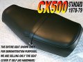 New Replacement Seat Cover Fits Cx500 Standard 1978-79 Honda Cx 500 189