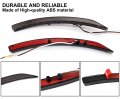 Sautvs Led Front Fender Lights For Can-am Ryker Smoked Black Wheel Reflectors With Turn Signals Can Am 600 900 Rally 2019-2023