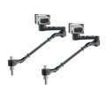 Front Set Of 2 Suspension Ride Height Sensor For 2010-2012 Land Rover Range 6 Pins 