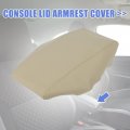 X Autohaux Car Center Console Lid Armrest Seat Box Cover Protector Replacement Microfiber Leather For Toyota Prius 2004-2009
