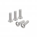 Uxcell 2-56x5 16 Button Head Socket Cap Screws 100pcs 304 Stainless Steel Fasteners Hex Bolts Full Thread Drive