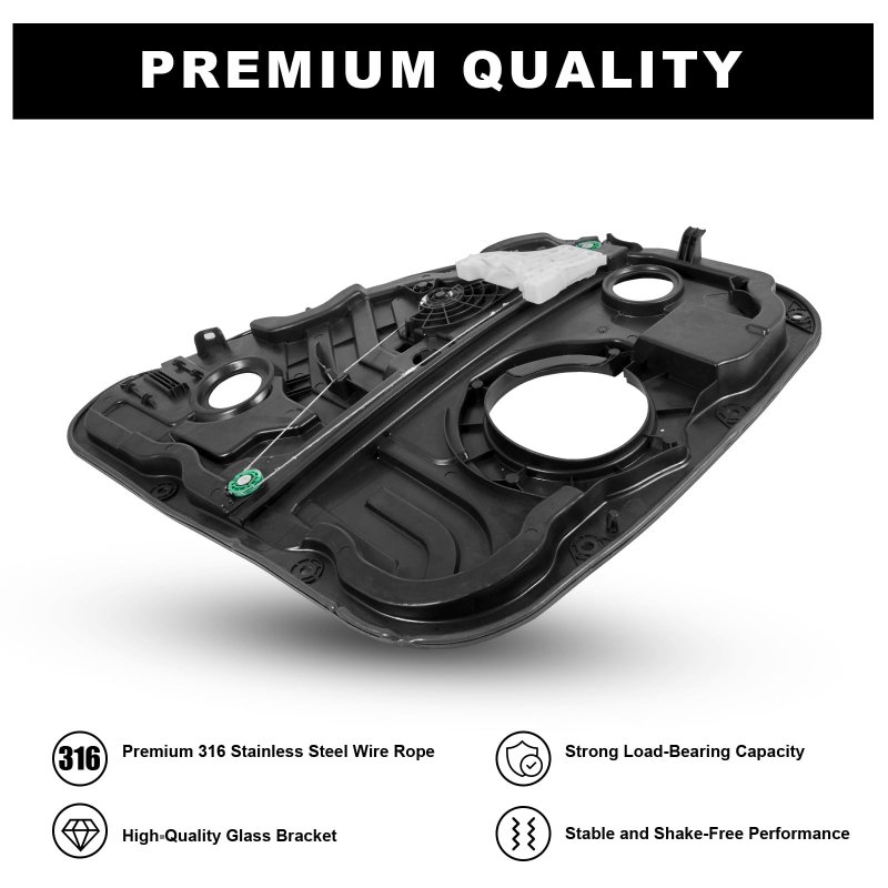 Autobaba Rear Left Window Regulator 83471-d3001 For Hyundai Tucson 2016-2020 Motor Not Included