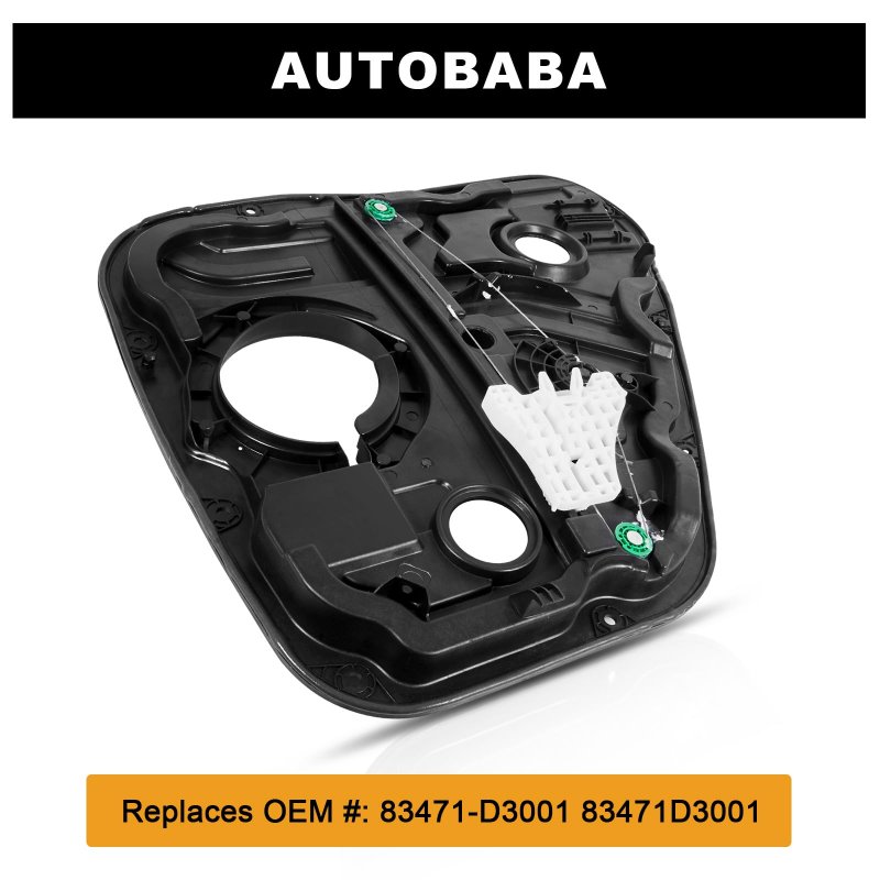 Autobaba Rear Left Window Regulator 83471-d3001 For Hyundai Tucson 2016-2020 Motor Not Included