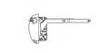 Stb Split Arm Casement Operator For Vinyl Windows Left Hand Roto Pro Drive Blue White Metal Hardware 
