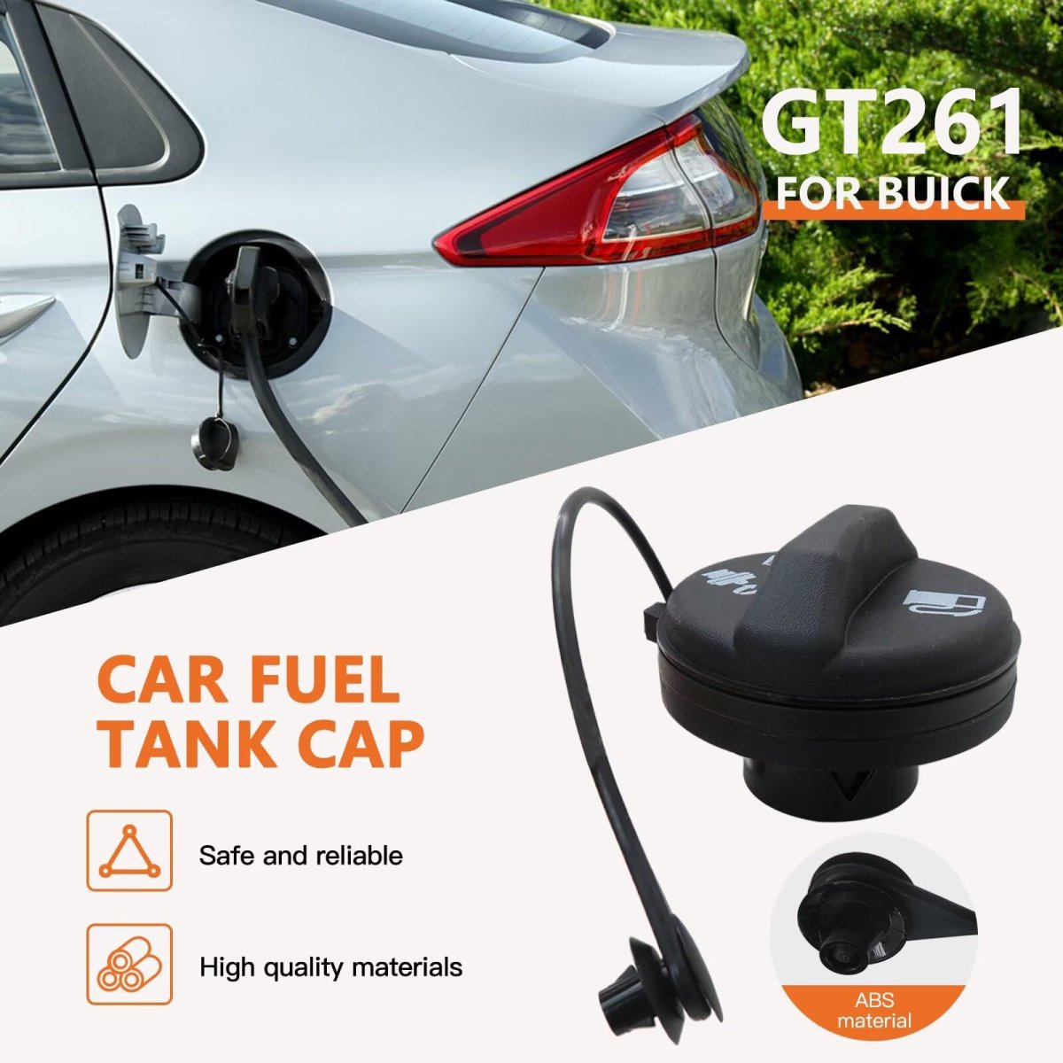 Gas Cap Fuel With Locking Key For 1998 2005 Buick Lesabre Model 6513-6