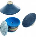 4 Inch Diamond Convex Polishing Pad Bowl-shaped Arc 16 2 Rubber Backer For Granite Marble Natural Stone Sink Bowl Polish 