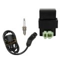 Igniter Cdi Box Ignition Coil Spark Plug Replacement For 30410-hm3-003 Honda Trx300ex 300ex 1993-2006 