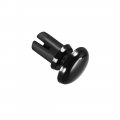Uxcell Push Clip Rivet 4mm X 6mm Pcb Circuit Panel Nylon Fastener Black 50 Pcs