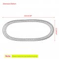 Topteng Drive Belt Replacement For Yamaha Cr50 Cv50 A R Zr Cy50 Cy90 Jog Ya50 Ya90 Axis Yg50 Yj50 Ym50 3vp-17641-00