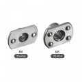 Uxcell Weld Nuts Tab Base Carbon Steel Machine Screw 2 Projection M6 And 4 M8 Welding Hood Fasteners Silver Pack Of 50