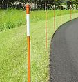 Reflective Driveway Markers 4ft 12 Pack Orange 