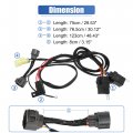 X Autohaux Angle Sensor Computer Bypass Kit For Honda Rancher 350 Es 2000-2006 Shift Wiring Harness