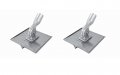 Kraft Tool Co Cc029 10 In X Stainless Steel Walking Seamer-groover With 3 4 Radius 7 8 Depth Handle Socket 2-pack 