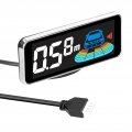 Shkalacar Car Reverse Parking Radar System Backup Rear Reversing Radars With 8 Sensors Distance Detection Lcd Display Sound