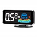 Shkalacar Car Reverse Parking Radar System Backup Rear Reversing Radars With 8 Sensors Distance Detection Lcd Display Sound