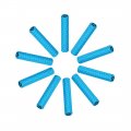 M3x25mm Aluminum Standoff With Mesh Texture Column Spacer For Rc Airplane Fpv Quadcopter Cnc Sky Blue 10pcs 