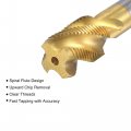 Uxcell Spiral Flute Threading Tap M20 X 1 5 Metric Hss High Speed Steel Titanium Plated Machine Thread Screw 4 Flutes Tapping